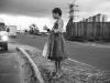 A young girl asks for money on a street in the Colombian capital, Bogotá. By June 2019, the Colombian Institute of Fa- mily Welfare (ICBF) had provided attention to nearly 80,000 Venezuelan children, adolescents and families countrywide.