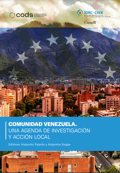 Portada: Comunidad Venezuela. Una agenda de investigación y acción local