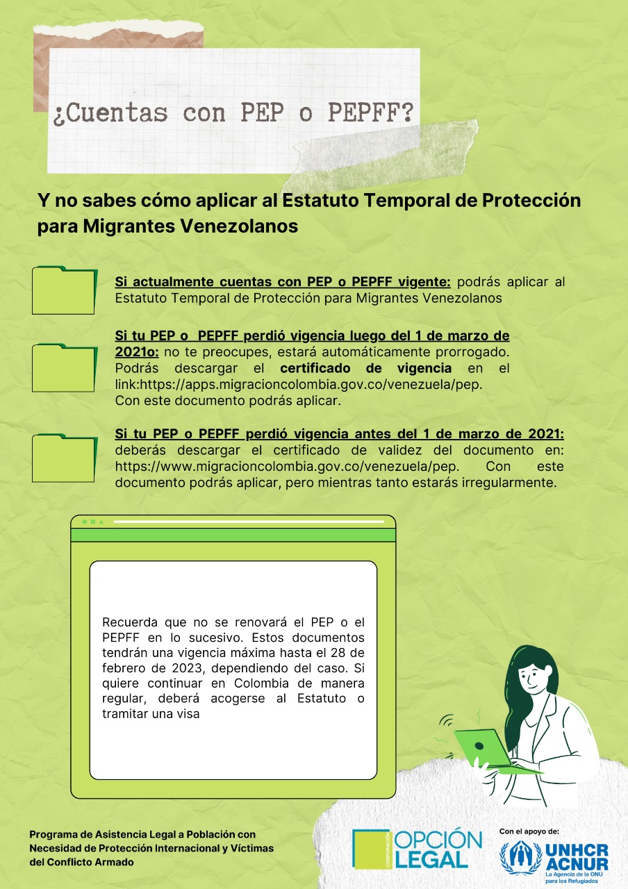 Transición del PEP y PEPFF al PTP