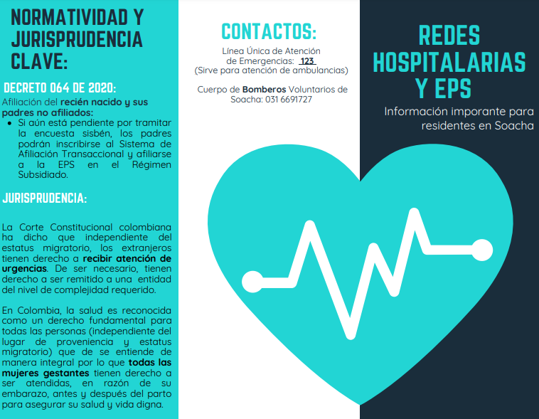 Redes hospitalarias y EPS en Soacha